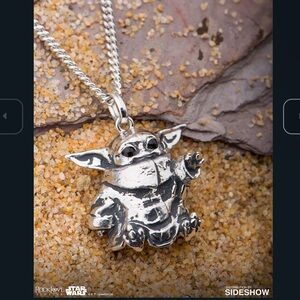 Star Wars Rock Love “The Child” Necklace Sterling silver
